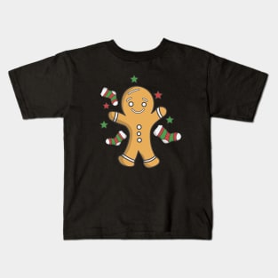 Cute Christmas Cookies and Soaks Kids T-Shirt